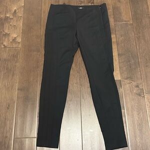 Mexx tapered women’s fitted zippered, legging dress pants, black, us size 6​​